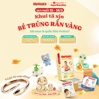 Pop up Huggies dry sơ sinh bọc kén con tằm