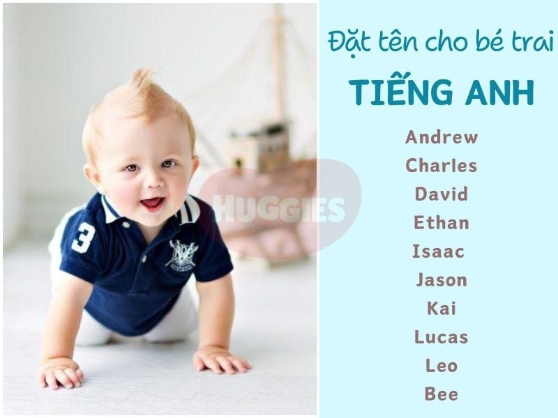 Đặt tên ở nhà cho bé trai bằng tiếng Anh