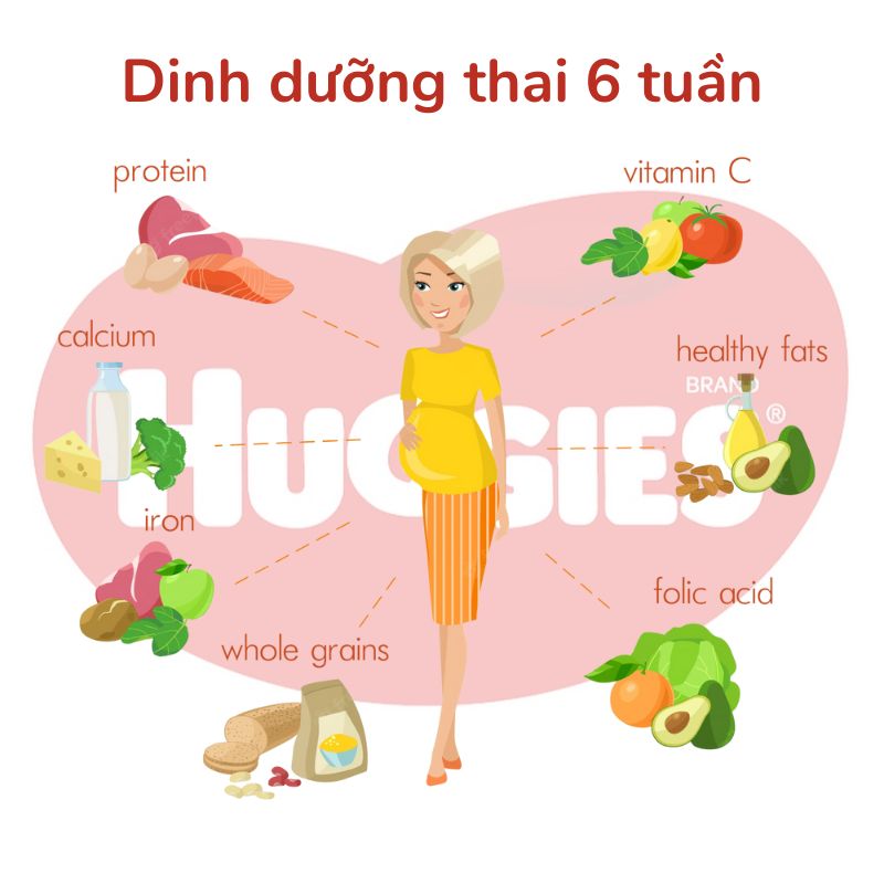 bầu 6 tuần nên ăn gì