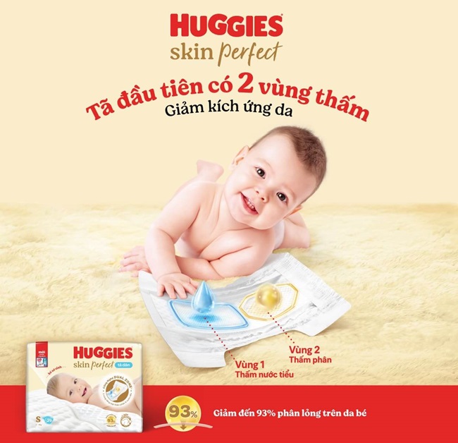 Tã bỉm Huggies Skin Perfect