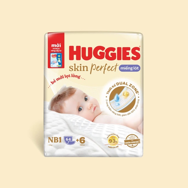 Tã dán Huggies Skin Perfect size S