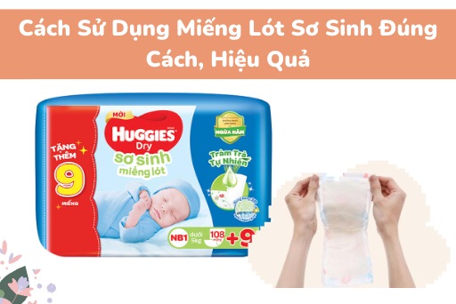 Dùng miếng lót sơ sinh thay băng vệ sinh được không