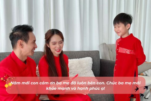 Câu chúc Tết tặng cha mẹ hay, dễ nhớ 