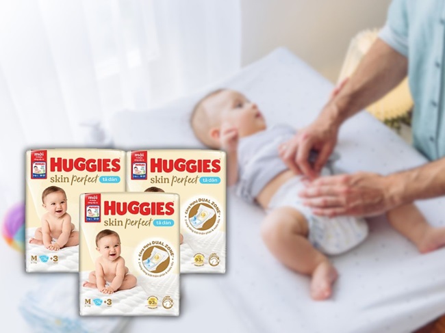 Tã Huggies thấm hút tốt