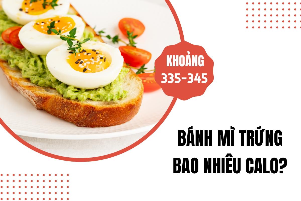 Bánh mì trứng bao nhiêu calo