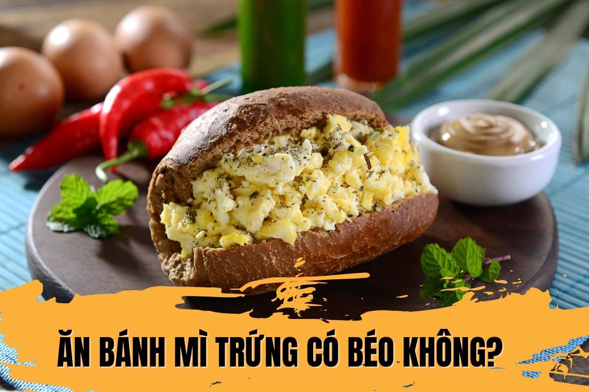 Ăn 1 ổ bánh mì trứng/ngày sẽ không làm tăng calo