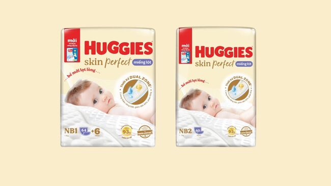 Miếng lót sơ sinh Huggies Skin Perfect