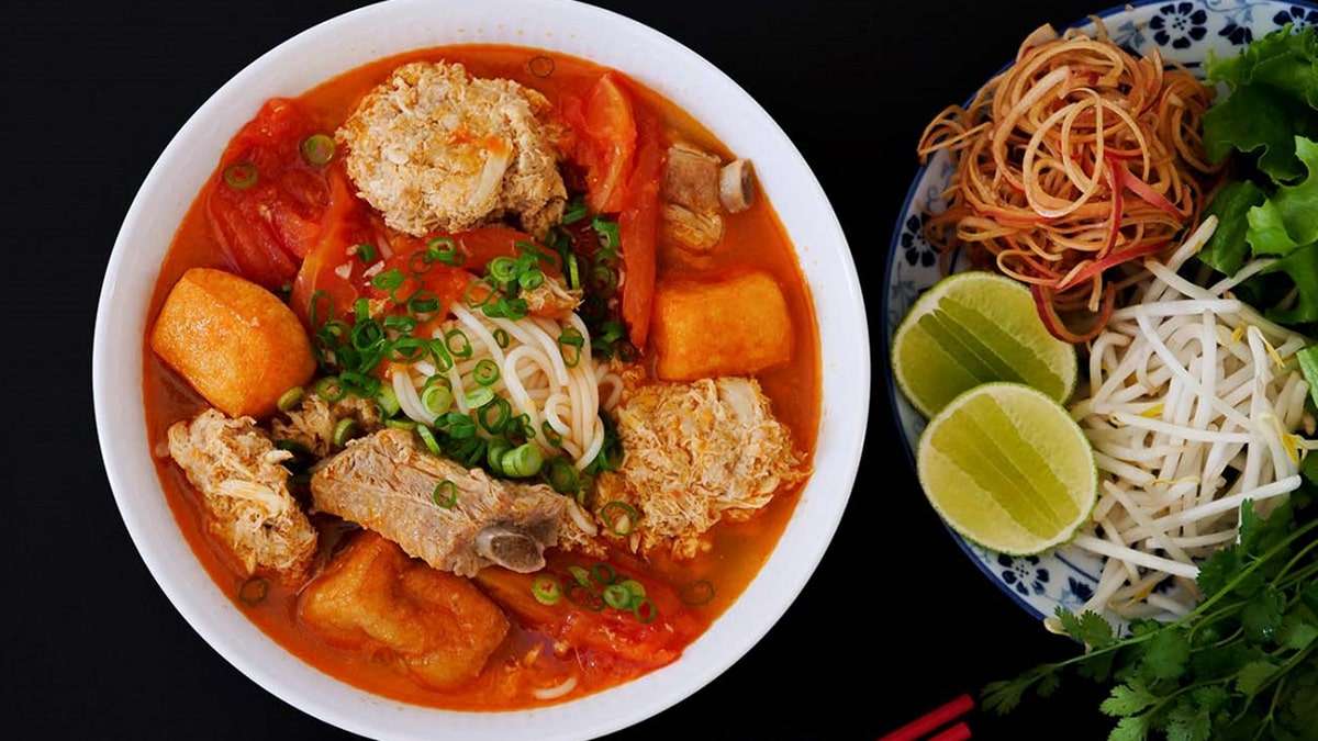 Thành phần dinh dưỡng trong bún riêu