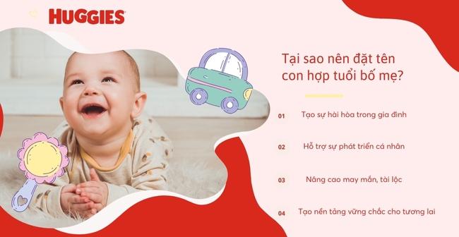 Tại sao nên đặt tên con hợp tuổi bố mẹ?