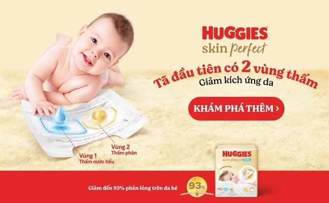 Tã Huggies Skin Perfect 