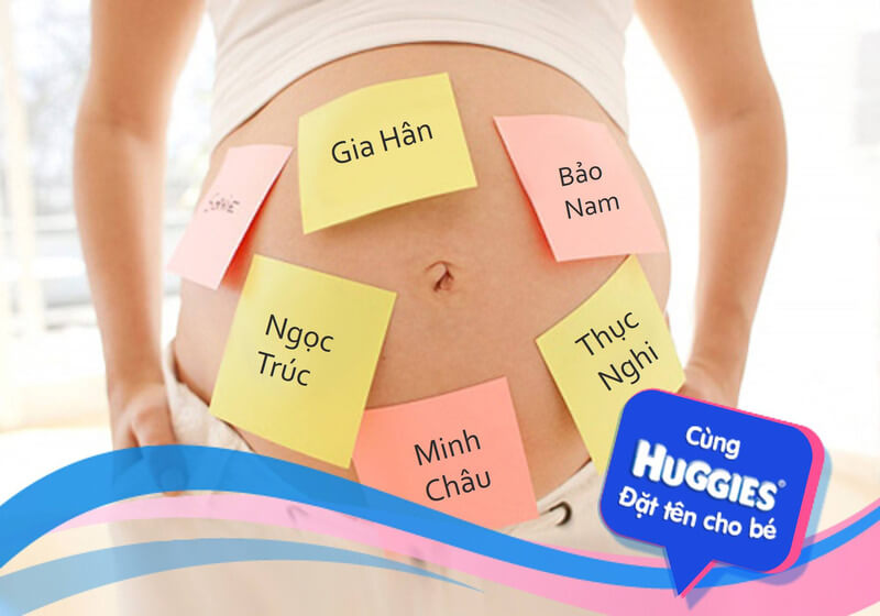 Công cụ đặt tên con của Huggies