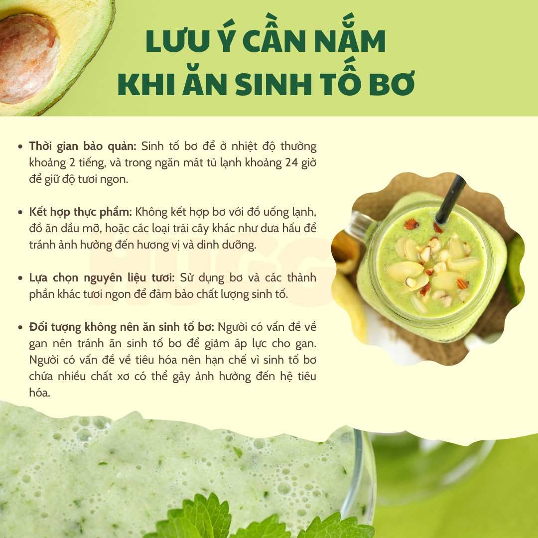 Lưu ý ăn bơ để giảm calo