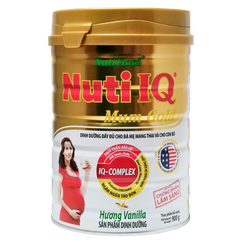 Sữa cho mẹ sau sinh mổ Nuti IQ Mum Gold