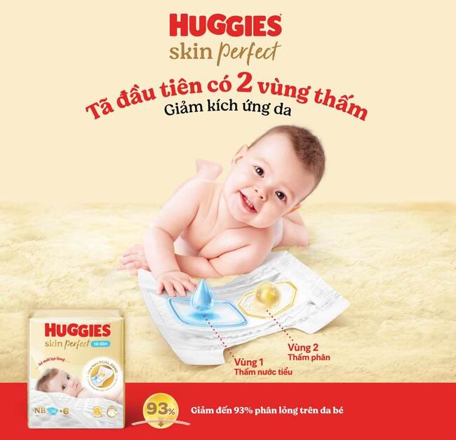 Tã dán Huggies Skin Perfect